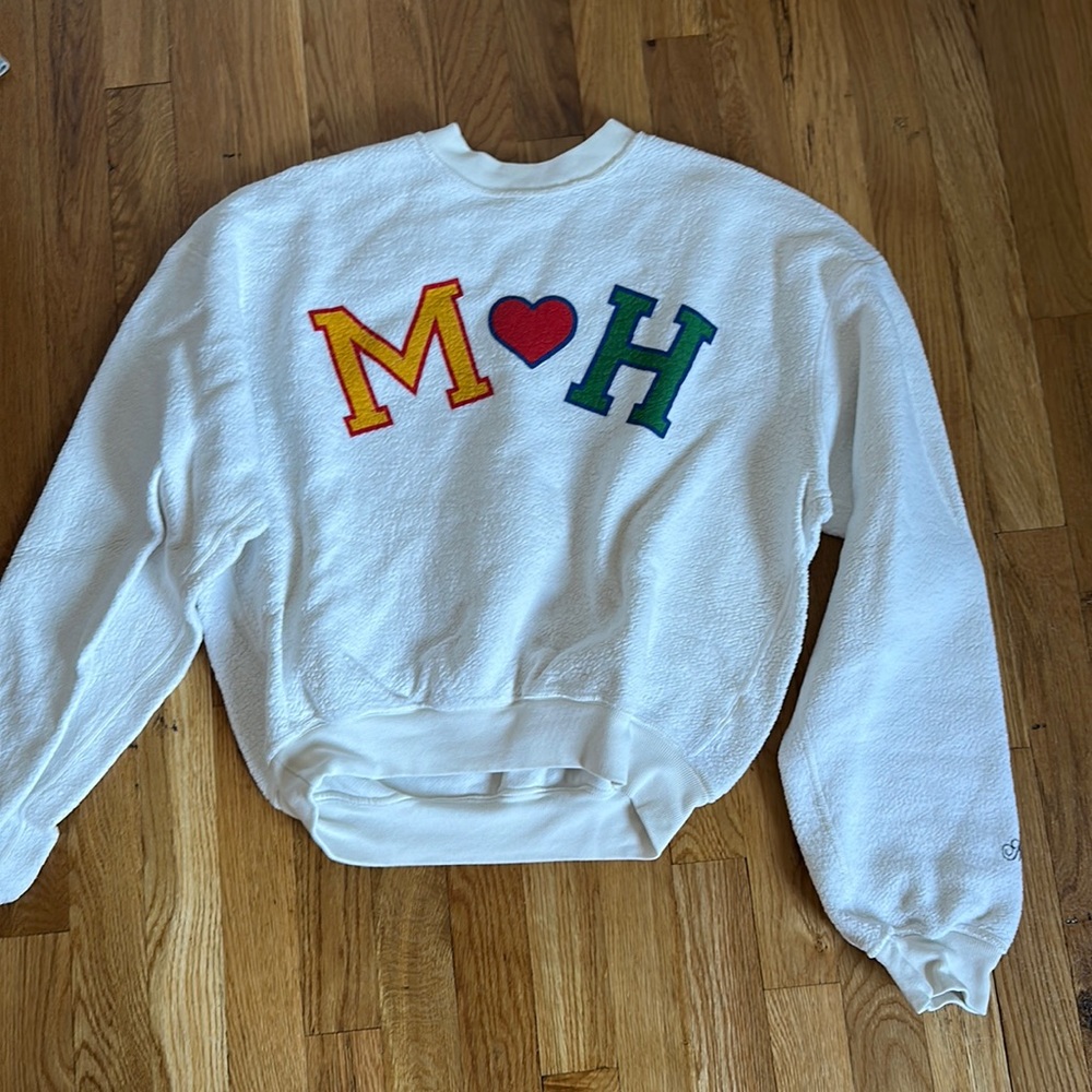 Madhappy white crewneck
